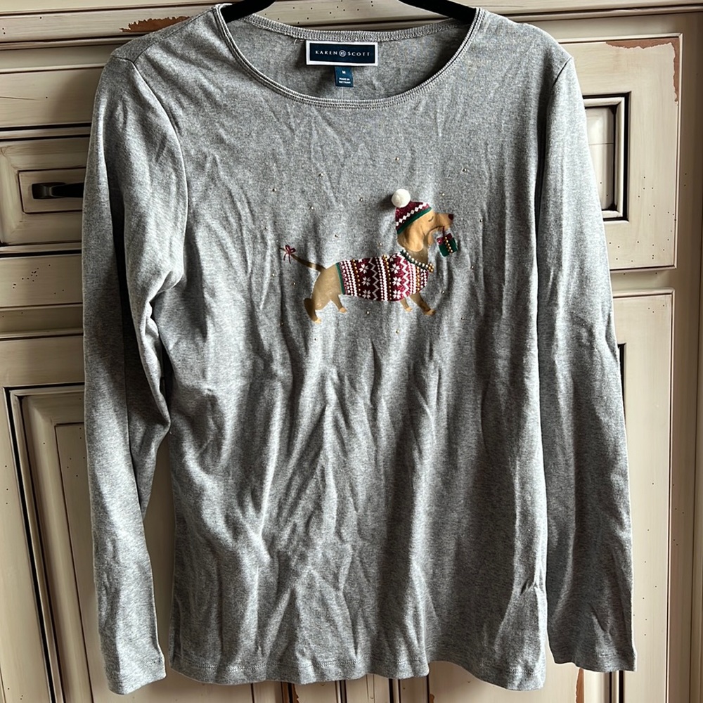 Long sleeve dachshund shirt